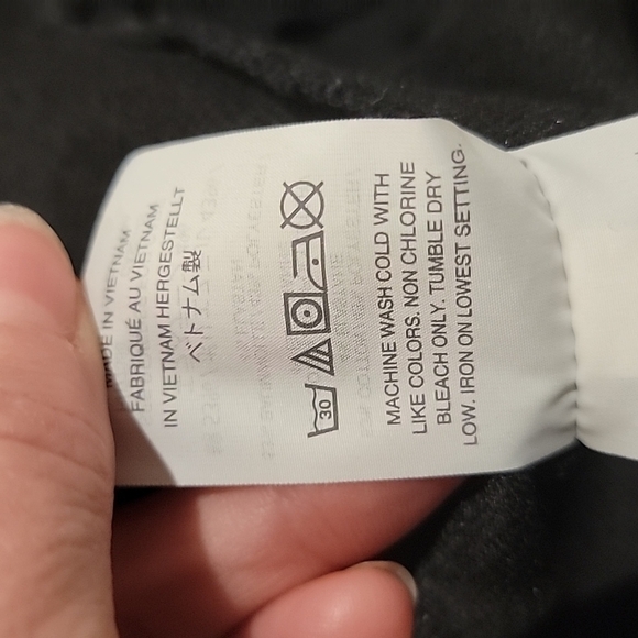 Madewell Texture & Thread Button Front Off the Shoulder Black Top Size Small - Picture 9 of 9